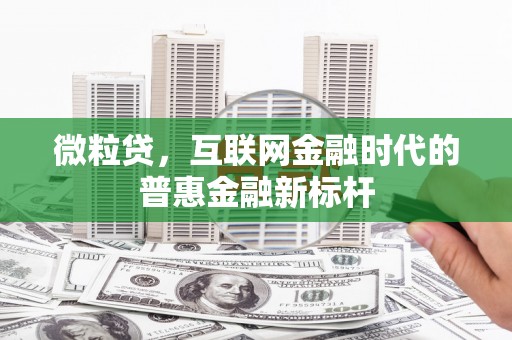 临猗微粒贷，互联网金融时代的普惠金融新标杆