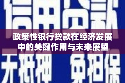 临猗政策性银行贷款在经济发展中的关键作用与未来展望