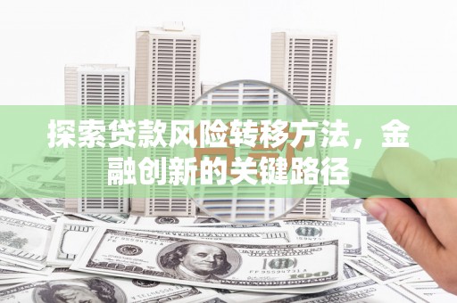 临猗探索贷款风险转移方法，金融创新的关键路径