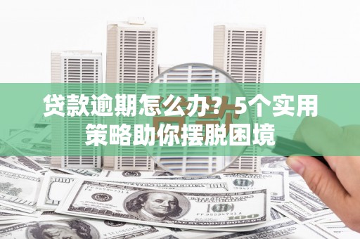临猗贷款逾期怎么办？5个实用策略助你摆脱困境