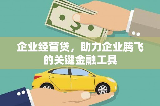 临猗企业经营贷，助力企业腾飞的关键金融工具