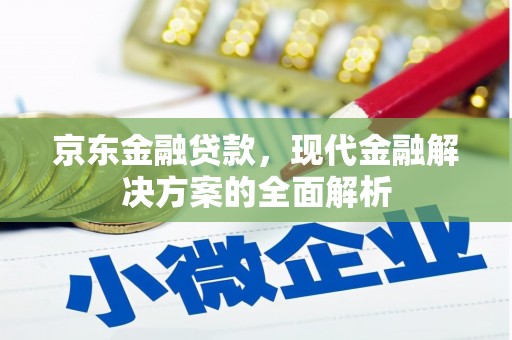 临猗京东金融贷款，现代金融解决方案的全面解析