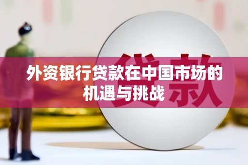 临猗外资银行贷款在中国市场的机遇与挑战