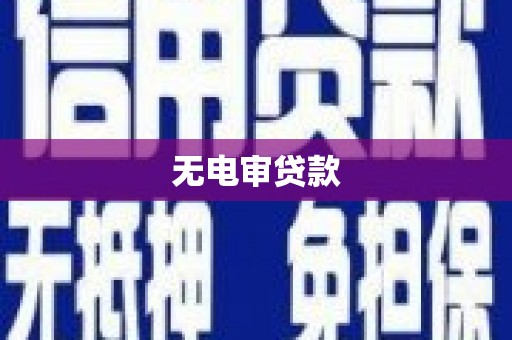 临猗无电审贷款