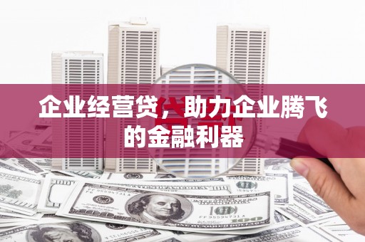 临猗企业经营贷，助力企业腾飞的金融利器