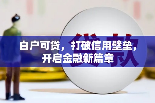 临猗白户可贷，打破信用壁垒，开启金融新篇章