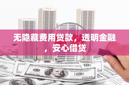 临猗无隐藏费用贷款，透明金融，安心借贷