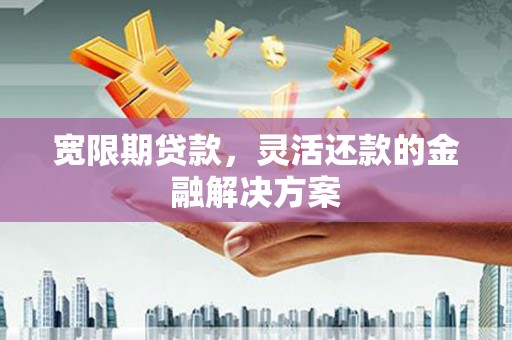 临猗宽限期贷款，灵活还款的金融解决方案