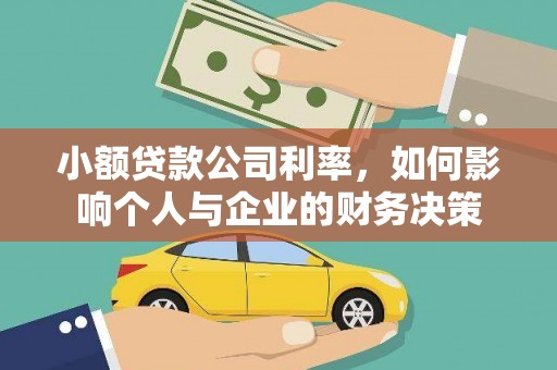 临猗小额贷款公司利率，如何影响个人与企业的财务决策