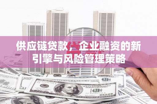 临猗供应链贷款，企业融资的新引擎与风险管理策略