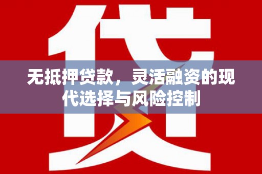 临猗无抵押贷款，灵活融资的现代选择与风险控制