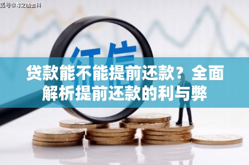 临猗贷款能不能提前还款？全面解析提前还款的利与弊