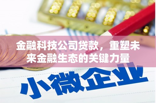 临猗金融科技公司贷款，重塑未来金融生态的关键力量