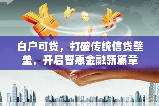 临猗白户可贷，打破传统信贷壁垒，开启普惠金融新篇章